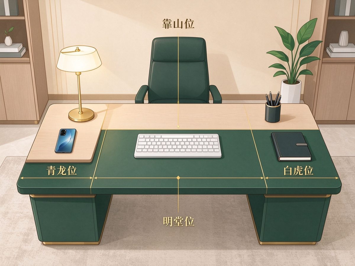 Desk feng shui